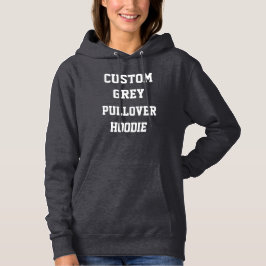GRAUER HOODIE der kundenspezifischen