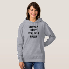 GRAUER HOODIE der kundenspezifischen