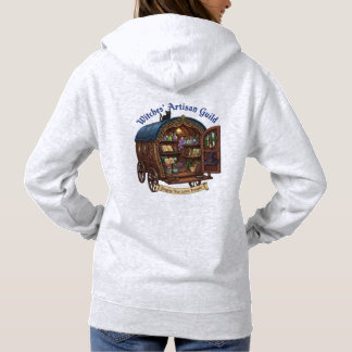 Grauer Kapuzenpullover, Hexen Kunsthandwerker Gild Hoodie