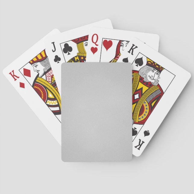 Grauer Künstlerischer Hintergrund Spielkarten (Rückseite)
