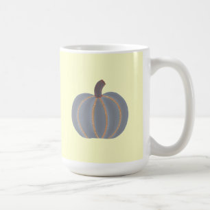 Grauer Kürbis Orange Lichter Halloween Tassen