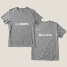 Grauer Kurzschläfchen für Frauen Tri-Blend Shirt