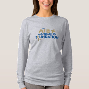 Grauer langer die Hülsen-T - Shirt der Frauen