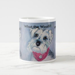 GRAUER MINIATURSCHNAUZER Jumbo-Tasse