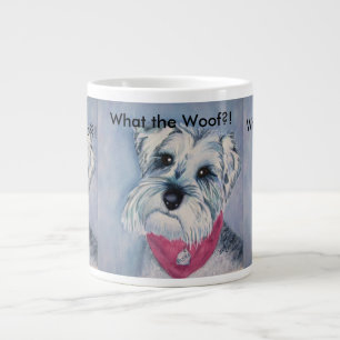 GRAUER MINIATURSCHNAUZER Jumbo-Tasse