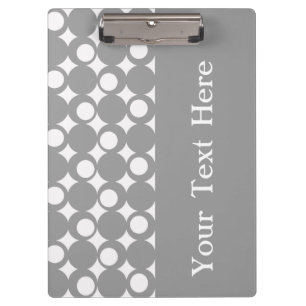 Grauer Mod-Ball-Entwurf mit kundenspezifischem Klemmbrett