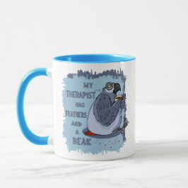 Grauer Papagei-Therapeut - Funny Gift Idee für Bes Tasse