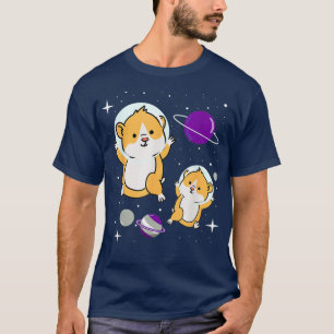 Grauer SexHamster im Weltraum Grauer Sexualstolz T-Shirt