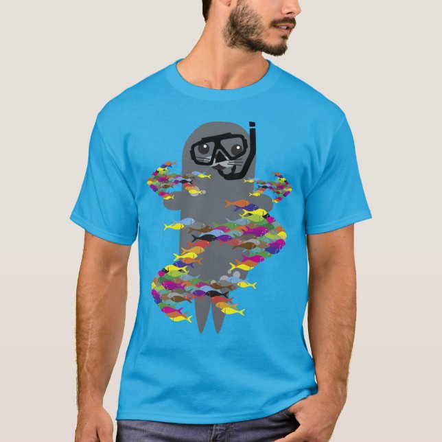 Grauer Siegel T - Shirt (Vorderseite)