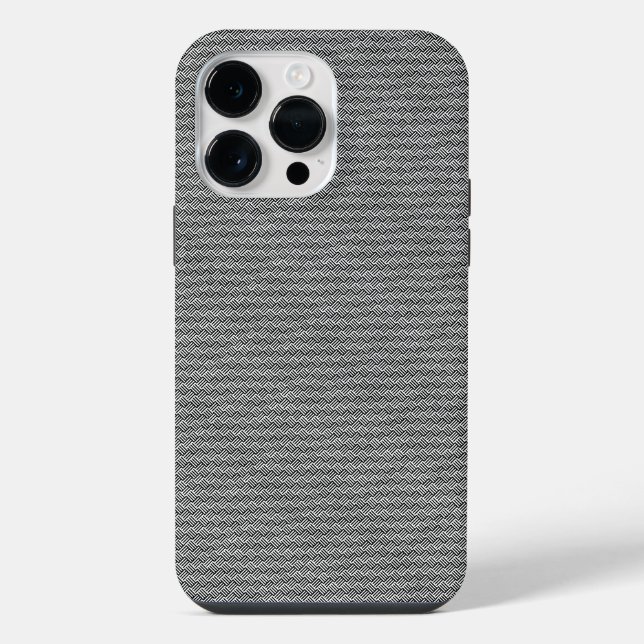 Grauer Stil iPhone Hülle (Rückseite)