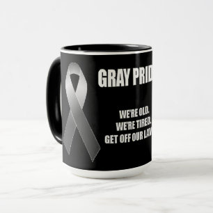 grauer Stolz Tasse