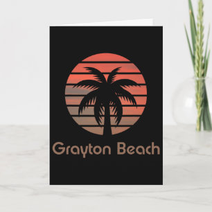 Grauer Strand Beach USA Florida Reise Urlaub Karte