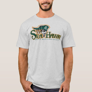 Grauer T - Shirt Papierlösekorotrones Seahawk (L)