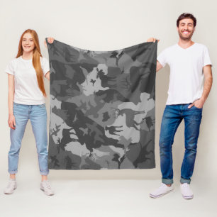 Grauer TierCammo 4/deer/elk/moose/hunting Hund Fleecedecke