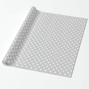Grauer Tupfen Geschenkpapier