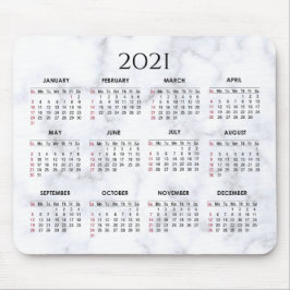 Grauer und weißer Marmor| Benutzerdefinierter Kale Mousepad