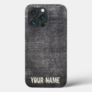 Grauer Velours Anthrazit-Teppich Vintage-Teppich Case-Mate iPhone Hülle