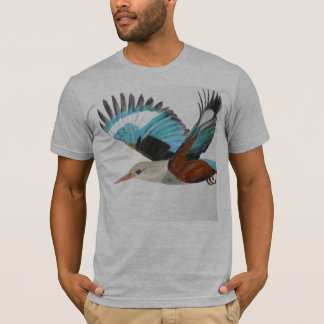 Grauer vorangegangener Eisvogel-T - Shirt! T-Shirt