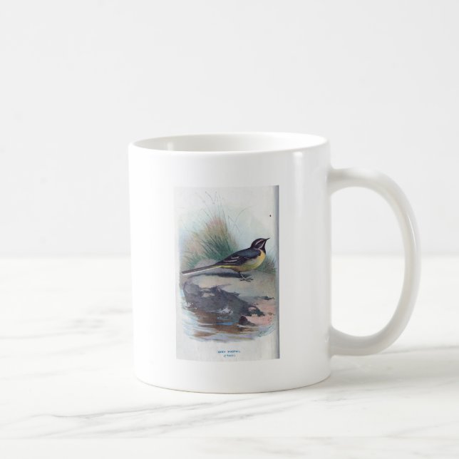 Grauer Wagtail Tasse (Rechts)