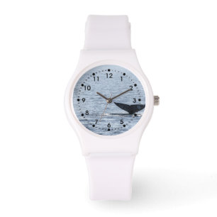 Grauer Wal-Schwanz Armbanduhr