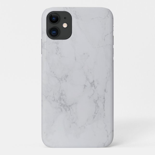 Grauer weißer Marmor Case Mate Barely There Apple (Rückseite)