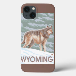 Grauer Wolf StandingWyoming Case-Mate iPhone Hülle