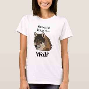 Grauer Wolf T-Shirt