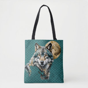 Grauer Wolf und Goldmoon Aquamarin