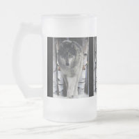 Grauer Wolf & Winter Forest Wildlife - Geschenke T