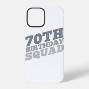 Graues abgenutztes 70. Geburtstagssquad iPhone 12 Pro Hülle