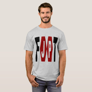 Graues basisches T-Shirt Design FOOT JAPAN
