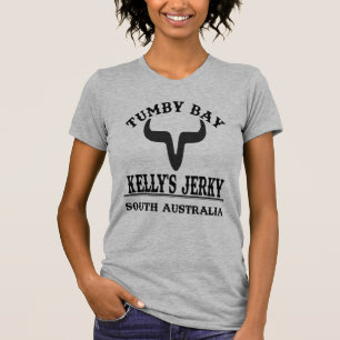 Graues Damen-Shirt, Kelly's Jerky Tumby Bay T-Shirt