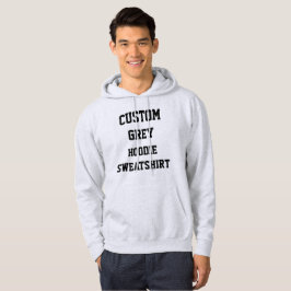 GRAUES der HOODIE-SWEATSHIRT der Hoodie