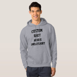 GRAUES der HOODIE-SWEATSHIRT der Hoodie