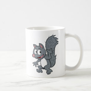 Graues Eichhörnchen-Wellenartig bewegen Tasse