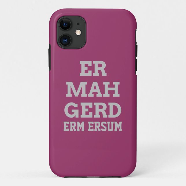 Graues Ermahgerd iPhone 5 Selten dort Fall Case-Mate iPhone Hülle (Rückseite)