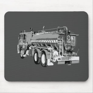 Graues Freiburmöl gestrichen, Mousepad