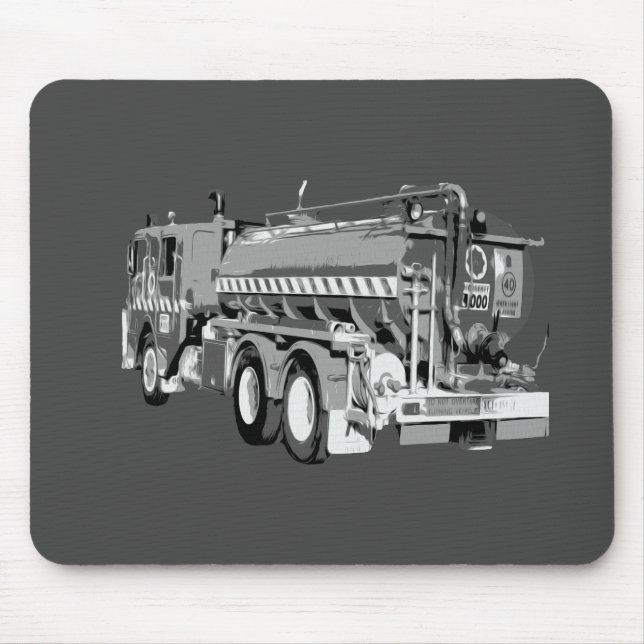 Graues Freiburmöl gestrichen, Mousepad (Vorne)