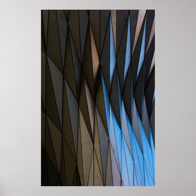 Graues Gebäude Poster (Vorne)