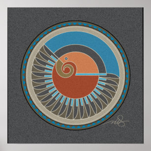 Graues Gedicht Poster