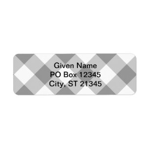 Graues Gingham