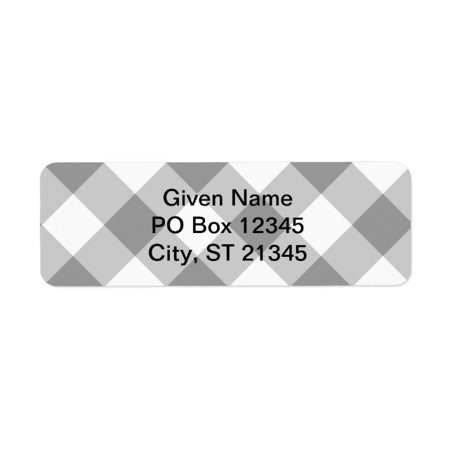 Graues Gingham (Vorne)