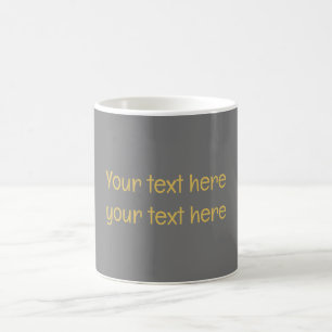 Graues Gold Professionell Trendiger Minimalistisch Kaffeetasse