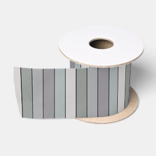 Graues Grün mit schwarzen Streifen auf Aquarellpap Satinband