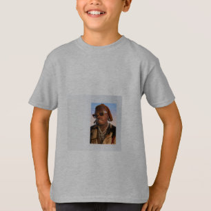 Graues Gunna Wunna T-Shirt für Jungen 