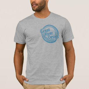 graues Heide-Shirt grd-Logo T-Shirt
