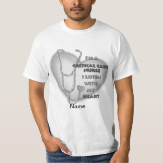 Graues Herz - Kritische Pflegekraft T-Shirt
