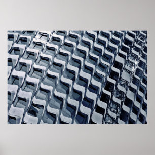 Graues Hochhaus-Gebäude Poster