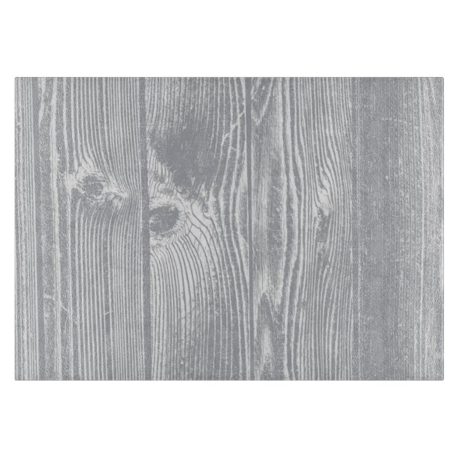 Graues hölzernes Glasschneiden-Brett Schneidebrett (Vorderseite)