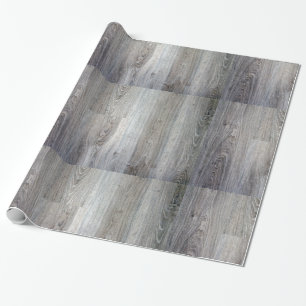 graues Holzmuster-Geschenkpapier Geschenkpapier